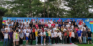 西丽鞋业东莞分公司来松山湖生态园团建基地体验趣味运动会团建活动